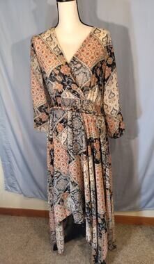 Indigo Rose Boho Dress